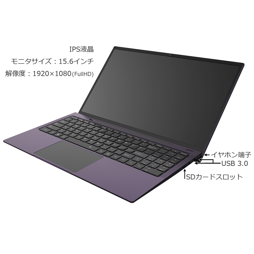 【Windows 10】GM-JAPAN 高性能ノートパソコン CORE i7（15.6型） / Used Fun