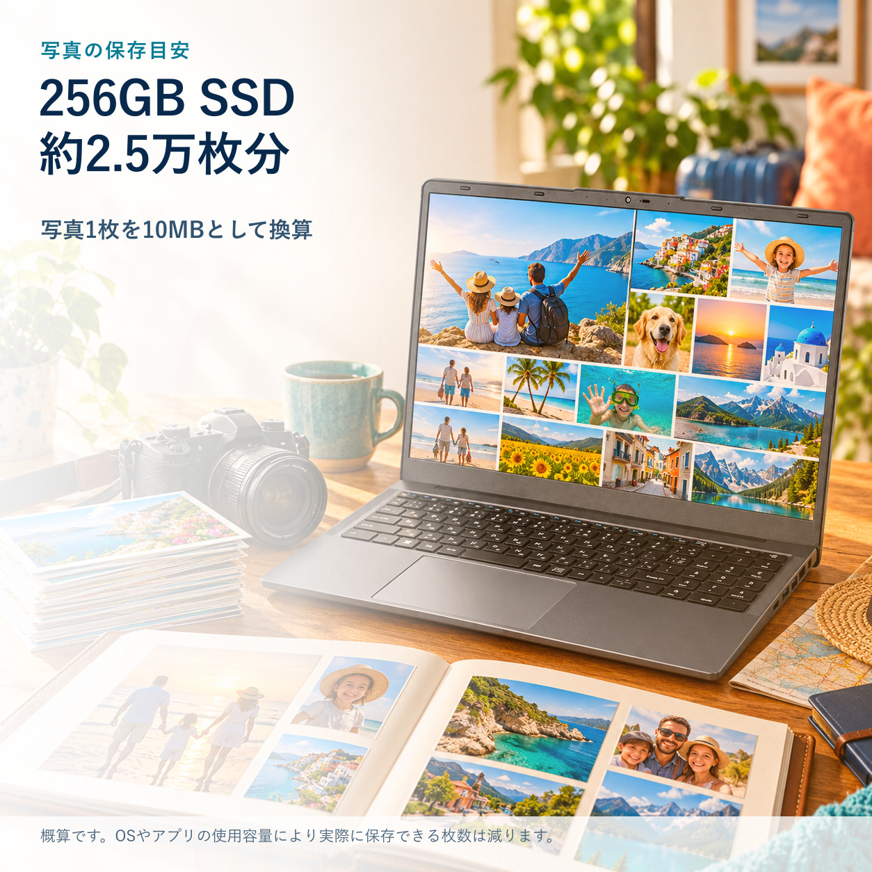 8GB/SSD256GB。標準構成を無理なく選ぶ