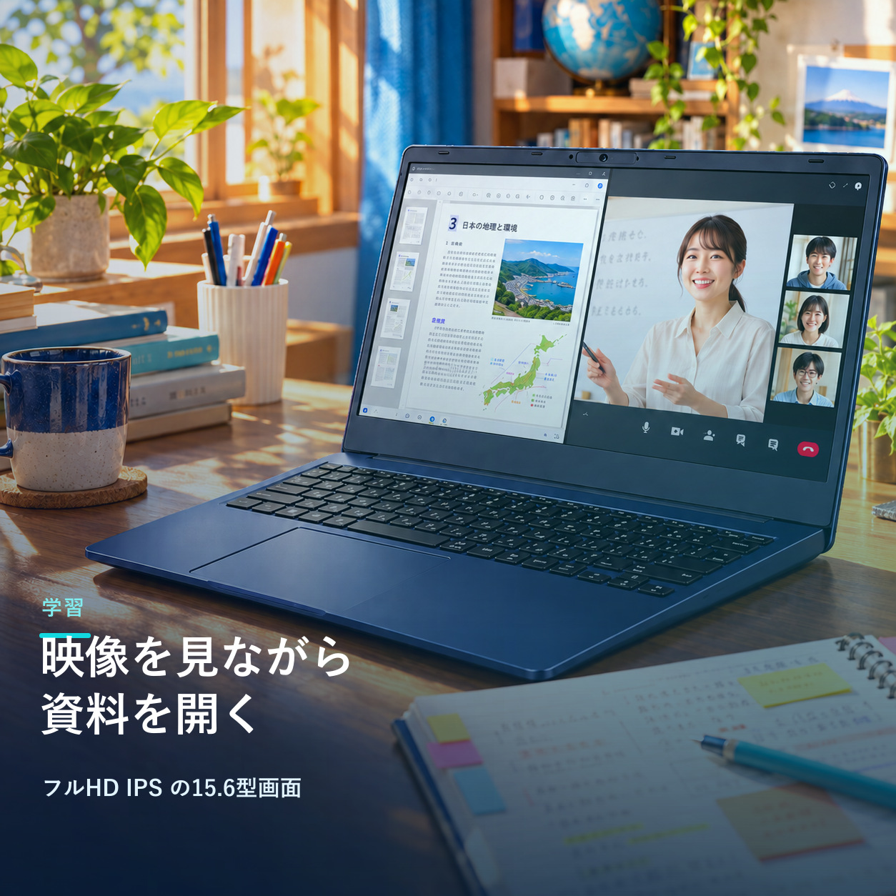 新品】GM-JAPAN 超軽量ノートパソコン N150 (15.6型) ｜GLM-15-150-P