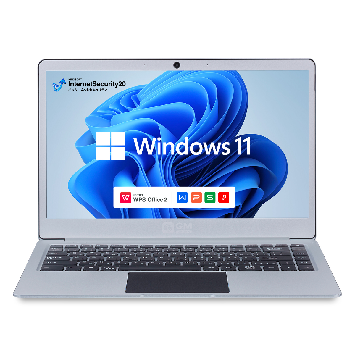 「展示美品」【Windows 11】GM-JAPAN 超軽量ノートパソコン N3450（14.1型）